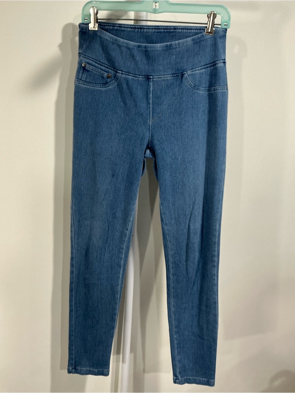 DG2 by Diane Gilman Mid-Rise Blue Stretch Jeggings